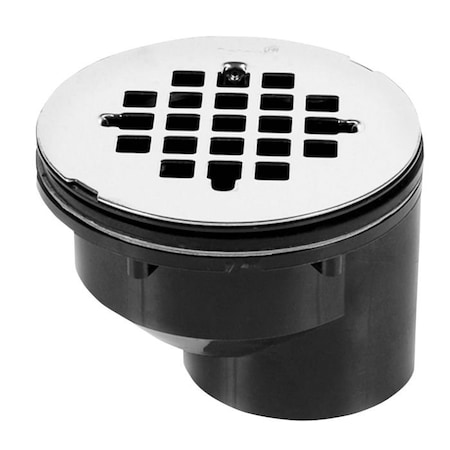 Oatey Drain, Series 103, 2 Nominal Size, Solvent Weld Connection, ABS Drain, Black, Import 42788